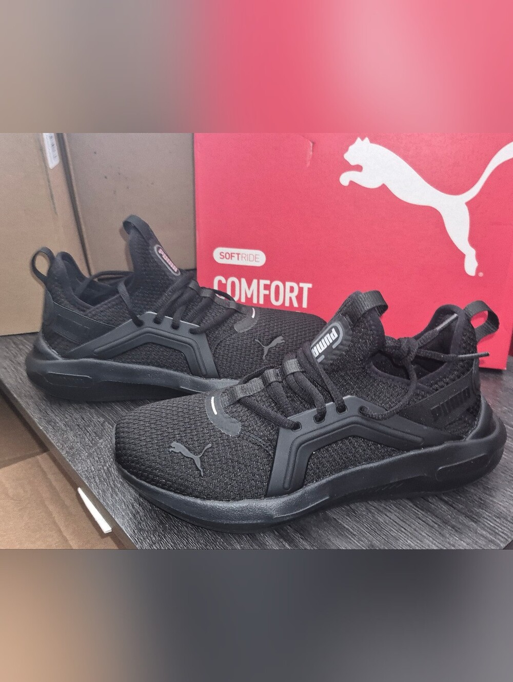 Puma Women's Black Comfort Running Sneakers